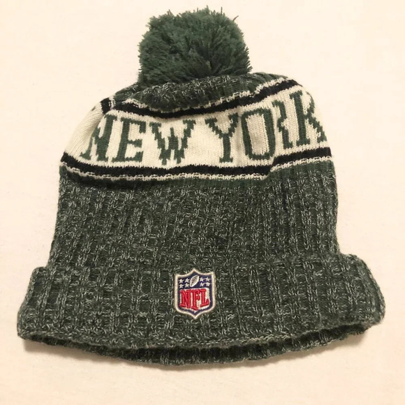 NFL Team Logo New York Jets New Era Toque Winter Knit Beanie Hat - Picture 7 of 15